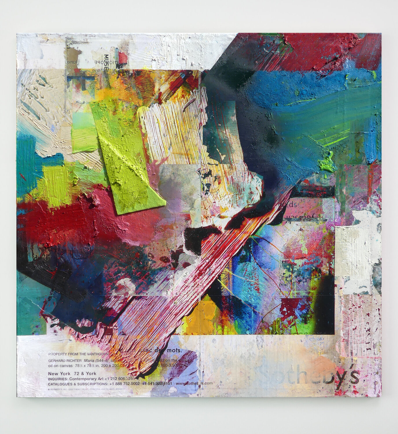Untitled Abstraction (Auction Catalogue) Peter Vahlefeld