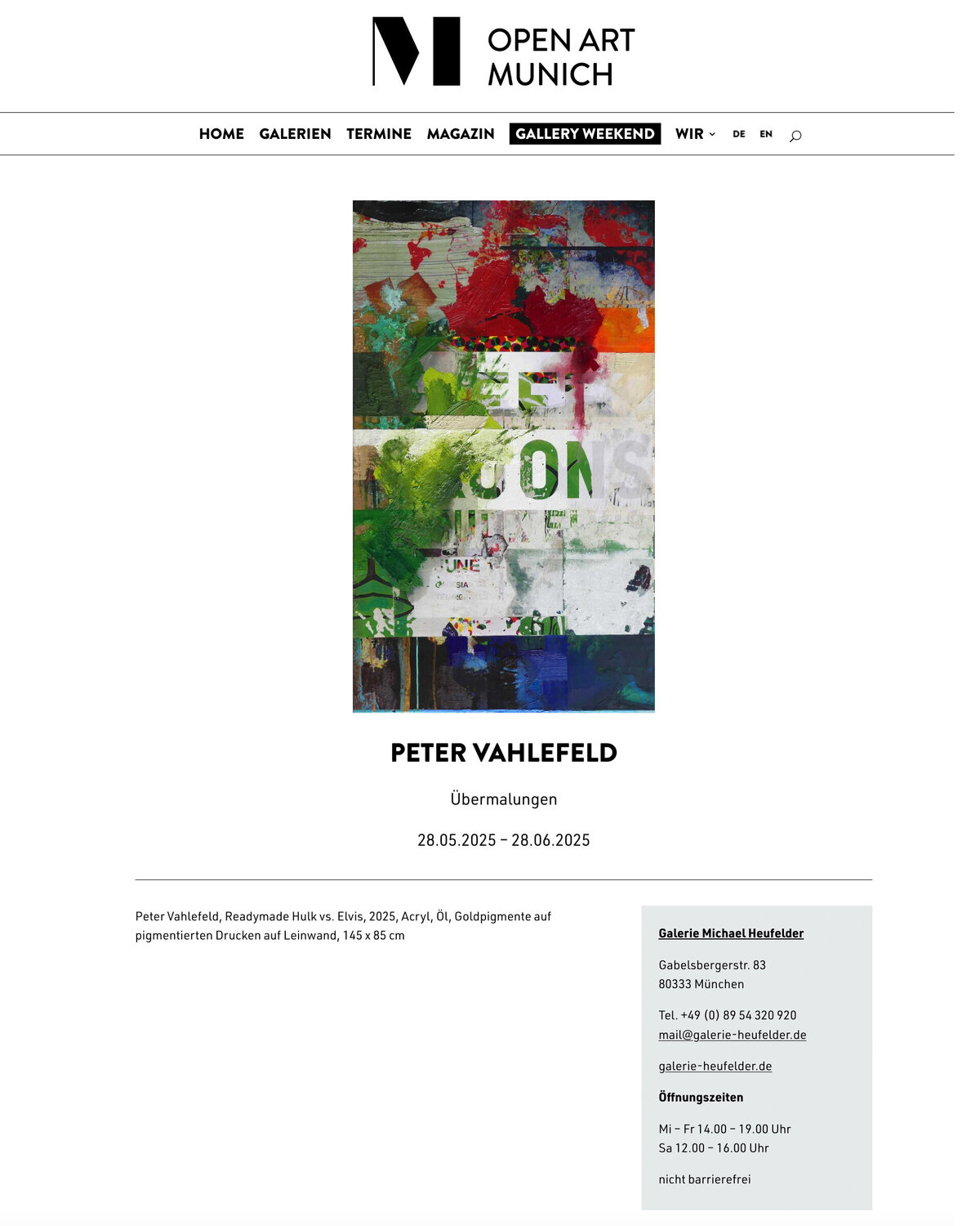 Invitation Announcement Peter Vahlefeld