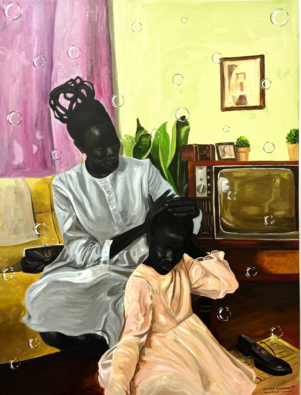 The Ritual Of Care Olamide Ogunade Olisco Pintura original en venta