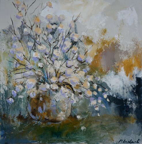 A rainy day still life  - 442020 van Pol Ledent, Schilderij te koop op Singulart