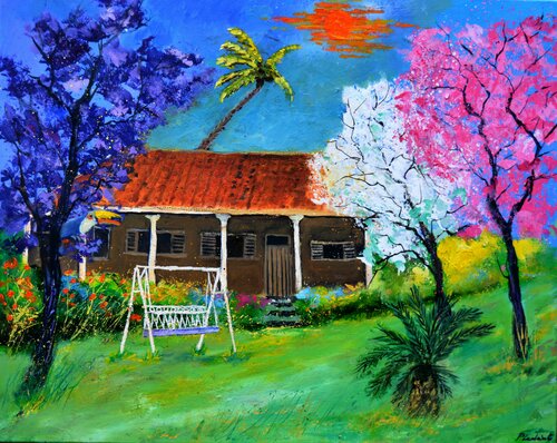 Printemps au Paraguay van Pol Ledent, Schilderij te koop op Singulart