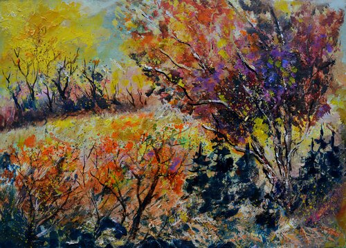 Magic autumn colours -  752021 von Pol Ledent, Malerei kaufen auf Singulart