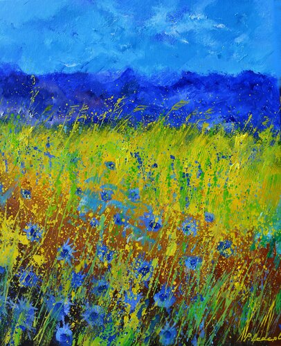 Cornflowers von Pol Ledent, Malerei kaufen auf Singulart