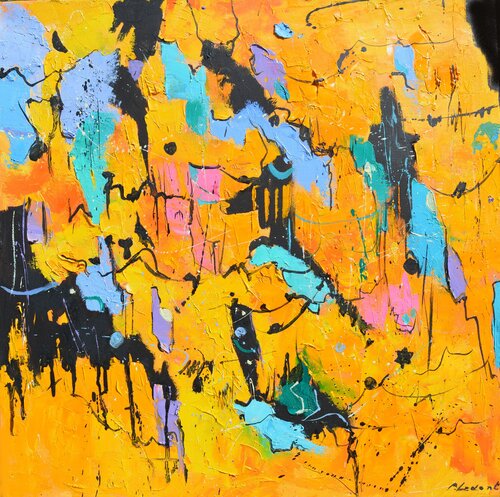 Summer feast by Pol Ledent, 회화 for Sale on Singulart