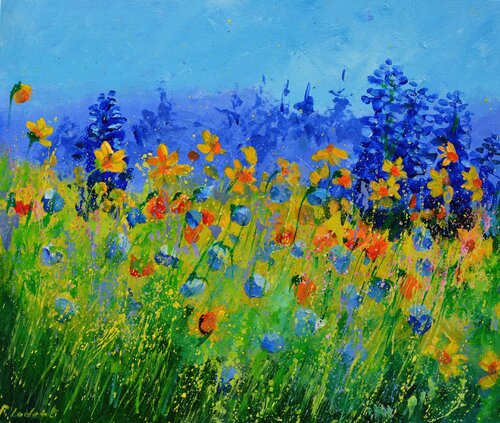 My garden von Pol Ledent, Malerei kaufen auf Singulart