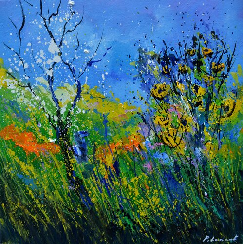 Wild summer flowers - 442021-3 von Pol Ledent, Malerei kaufen auf Singulart