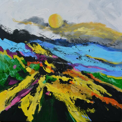 The winning race of Phoebus di Pol Ledent, Pittura in vendita su Singulart