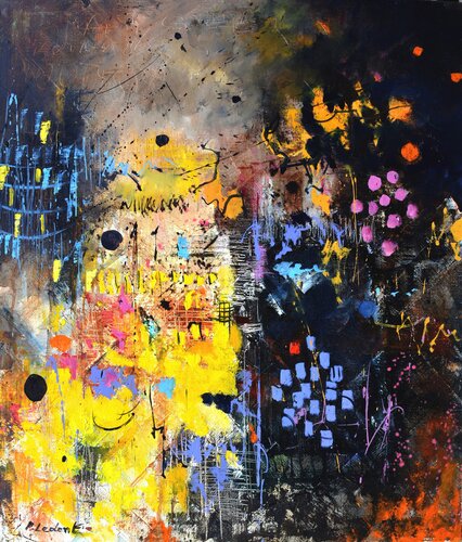 In the heat of  the night van Pol Ledent, Schilderij te koop op Singulart