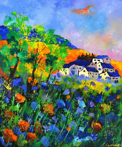 A summer day van Pol Ledent, Schilderij te koop op Singulart