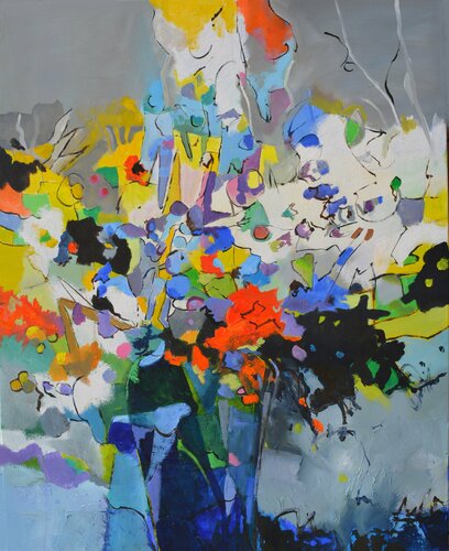 Abstract still life - 182021 von Pol Ledent, Malerei kaufen auf Singulart