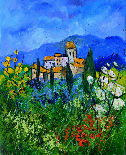 My colourful Provence di Pol Ledent, Pittura in vendita su Singulart