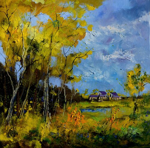 Beginning of autumn di Pol Ledent, Pittura in vendita su Singulart