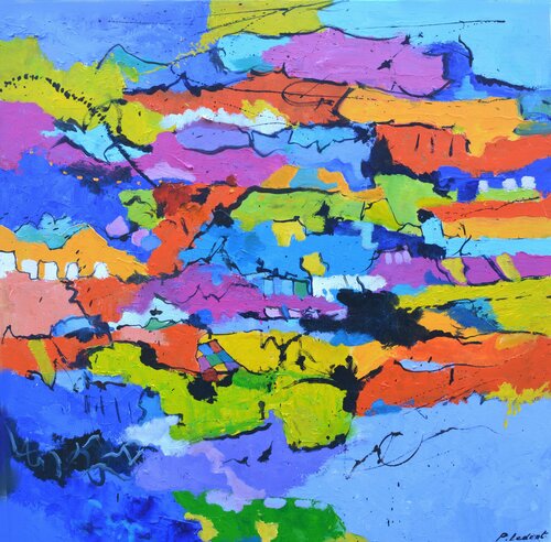 Lucy's kaleidoscope eye by Pol Ledent, 회화 for Sale on Singulart