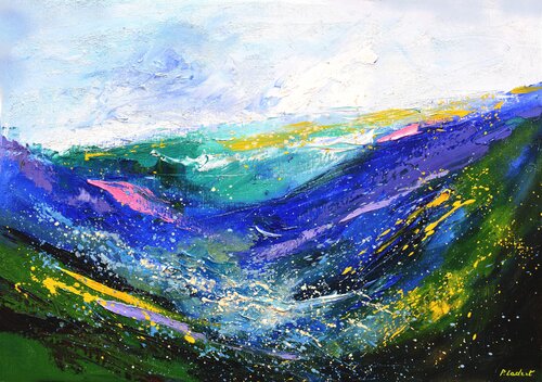 Happy wave di Pol Ledent, Pittura in vendita su Singulart