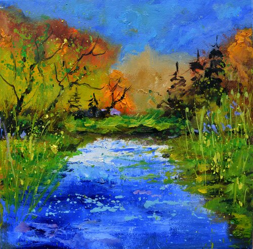 Quiet waters 442021 di Pol Ledent, Pittura in vendita su Singulart