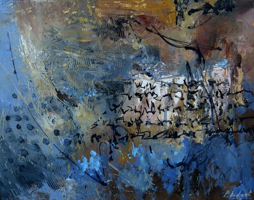 An ancient law tablet by Pol Ledent, Painting for Sale on Singulart