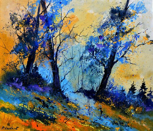 Magic oaks di Pol Ledent, Pittura in vendita su Singulart