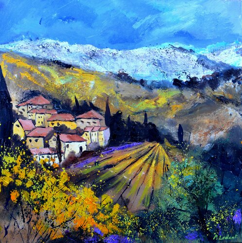 Provence - 8822 by Pol Ledent, Painting for Sale on Singulart