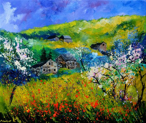 Spring in my countryside von Pol Ledent, Malerei kaufen auf Singulart