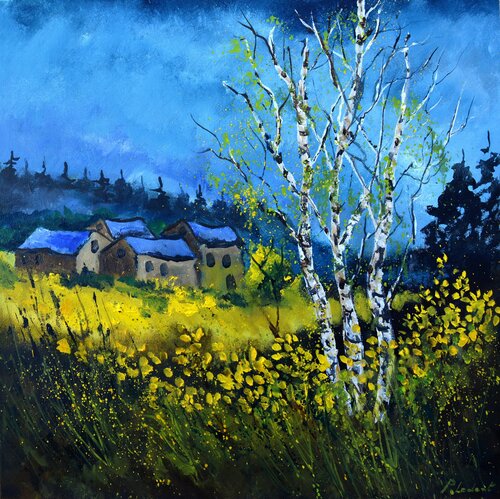 It's spring time di Pol Ledent, Pittura in vendita su Singulart