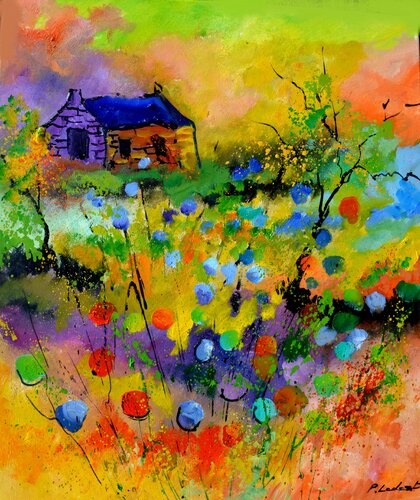 Fairyland cottage by Pol Ledent, Painting for Sale on Singulart
