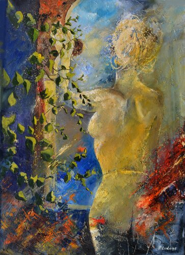 Waiting for her lover von Pol Ledent, Malerei kaufen auf Singulart