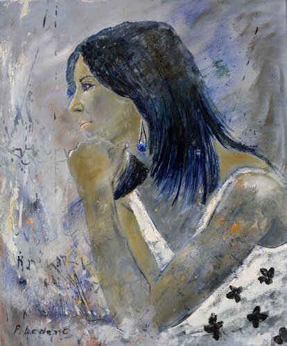 Eglantina is dreaming von Pol Ledent, Malerei kaufen auf Singulart