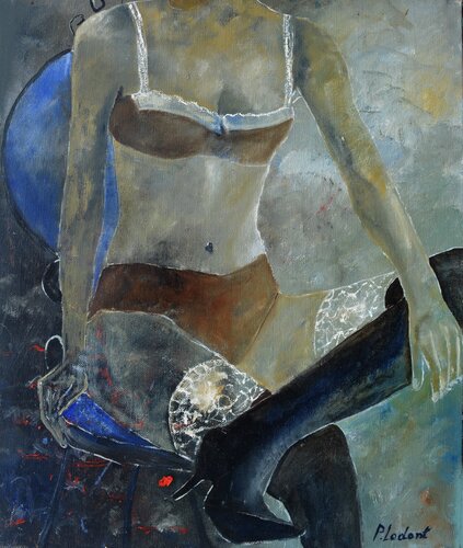 Sexy girl van Pol Ledent, Schilderij te koop op Singulart