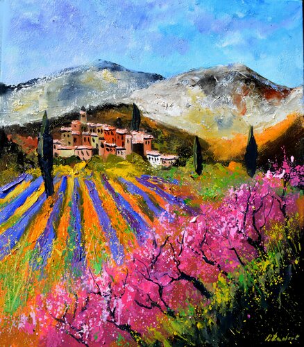 Provence - France - 67222 by Pol Ledent, 회화 for Sale on Singulart