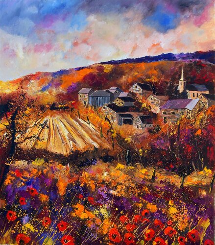 Autumn in Maissin van Pol Ledent, Schilderij te koop op Singulart
