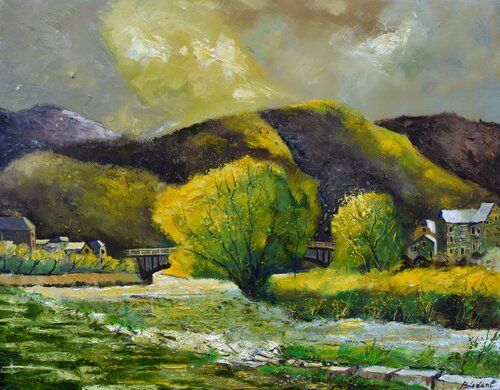 Bohan Ardennes  - Belgium van Pol Ledent, Schilderij te koop op Singulart