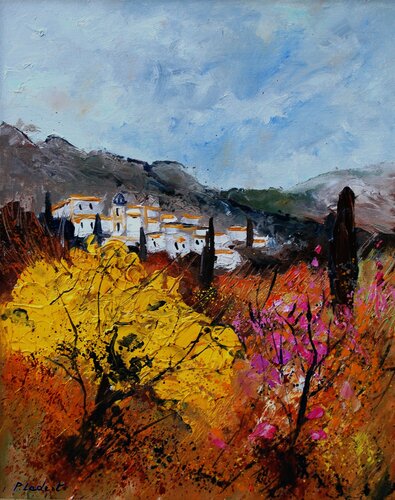 Summer in Provence - 4523 van Pol Ledent, Schilderij te koop op Singulart