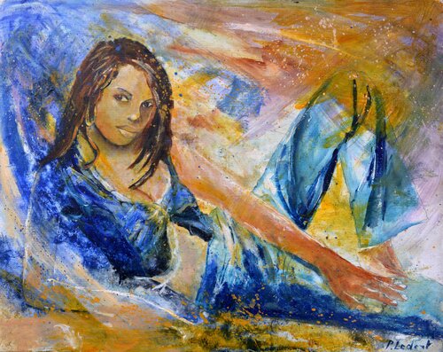 Samantha di Pol Ledent, Pittura in vendita su Singulart