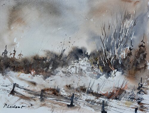 November  -watercolor Pol Ledent