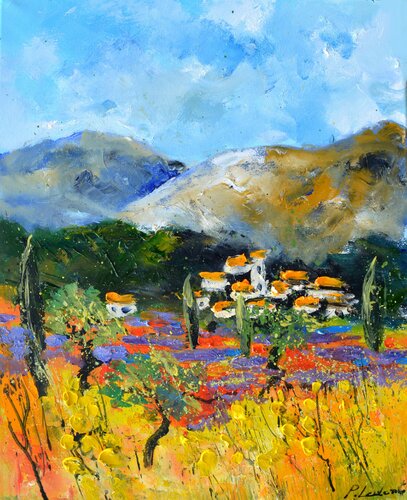 Summer in Provence 4523 van Pol Ledent, Schilderij te koop op Singulart