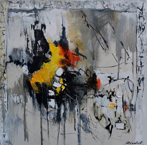 A happy evening by the fire place van Pol Ledent, Schilderij te koop op Singulart