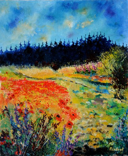 Red poppies - 5623 von Pol Ledent, Malerei kaufen auf Singulart