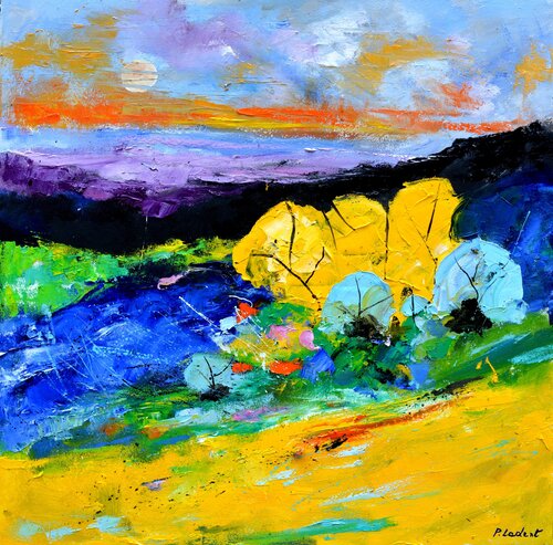 Abstract landscape by Pol Ledent, 회화 for Sale on Singulart