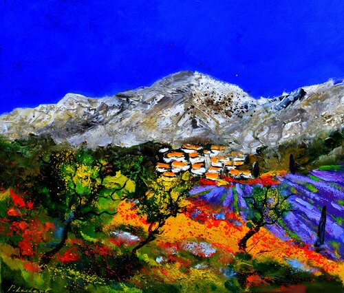 Summer in Provence - France - 7623 by Pol Ledent, 회화 for Sale on Singulart
