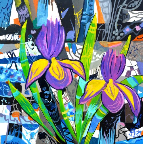 Iris-  7723 von Pol Ledent, Malerei kaufen auf Singulart