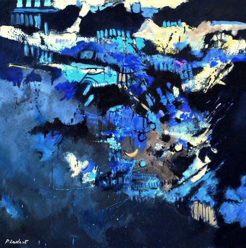 Blue night di Pol Ledent, Pittura in vendita su Singulart