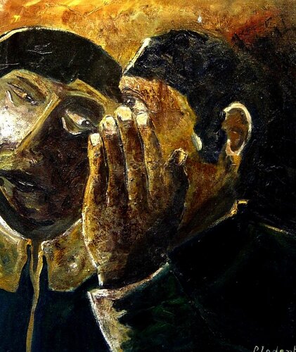 La médisance van Pol Ledent, Schilderij te koop op Singulart