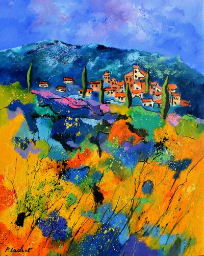 Village provençal by Pol Ledent, 회화 for Sale on Singulart