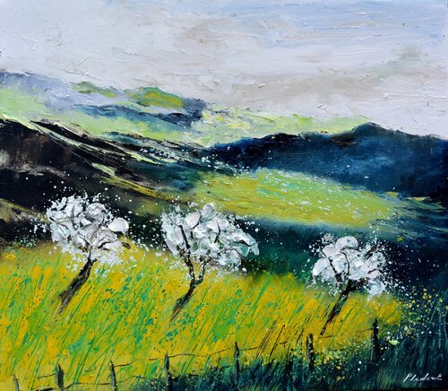 I wish you a good evening van Pol Ledent, Schilderij te koop op Singulart