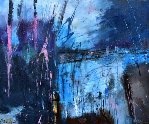 Blue morning walk Pol Ledent