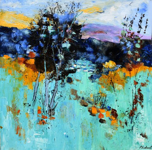 A village in the valley - 8823 von Pol Ledent, Malerei kaufen auf Singulart