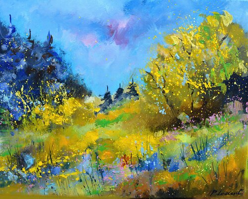 Happy spring von Pol Ledent, Malerei kaufen auf Singulart