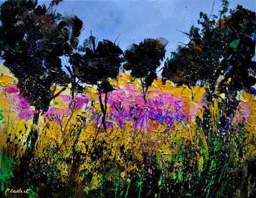 Purple flowers Pol Ledent