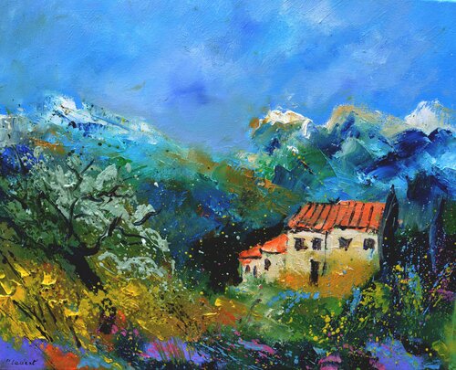 My tiny house in Provence von Pol Ledent, Malerei kaufen auf Singulart
