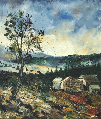 My moody countryside von Pol Ledent, Malerei kaufen auf Singulart